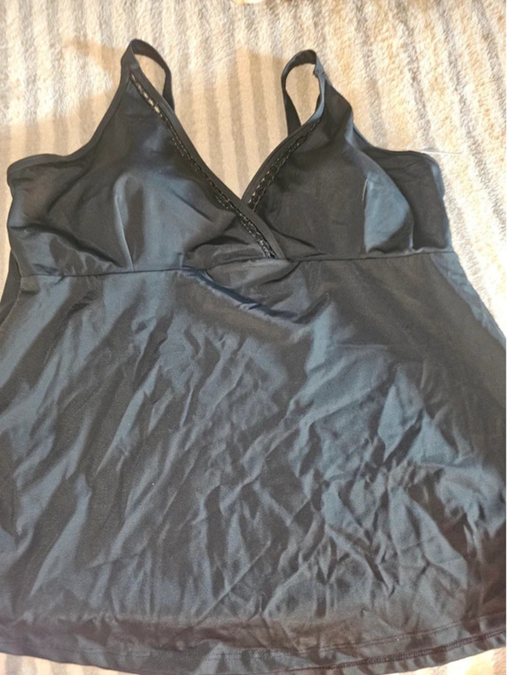 Ruby Ribbon Tankini Swim Top NWT